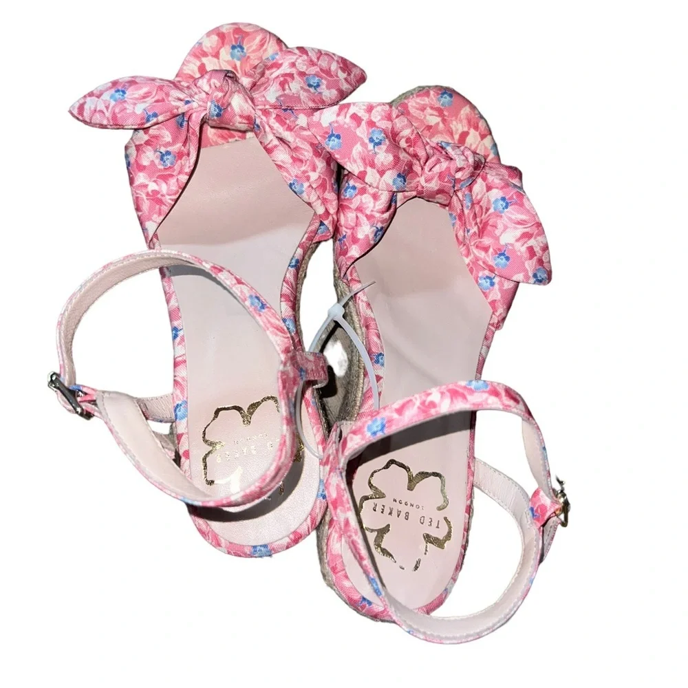 ✅Women's Ted Baker London Bryah New Romance Wedge Sandal - Picture 7 of 13